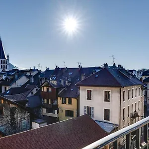  Appartement Le Balcon Annécien 4 - Vue Sur Les Toits Pour 2-4 Personnes Avec France